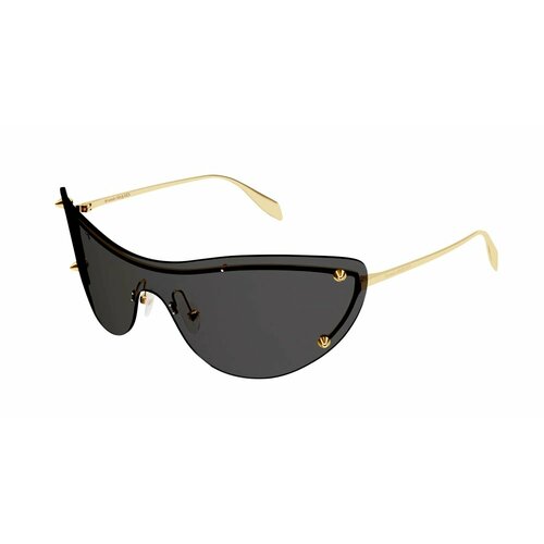 Солнцезащитные очки Alexander McQueen AM0413S 001, черный - изображение №1