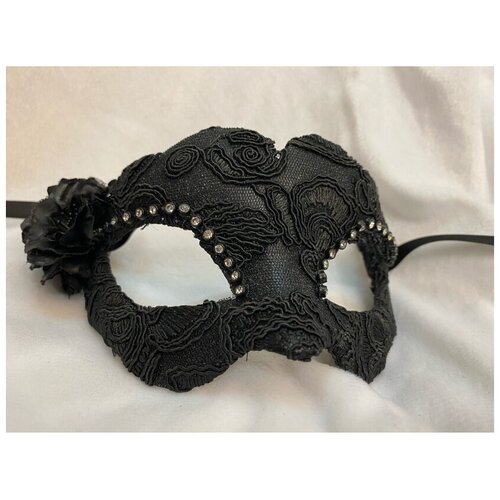 Черная маска Fiore с тиснением (13724) (черный)