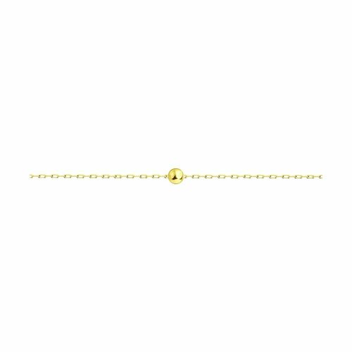 Браслет Diamant, желтое золото, 585 проба, длина 19 см
