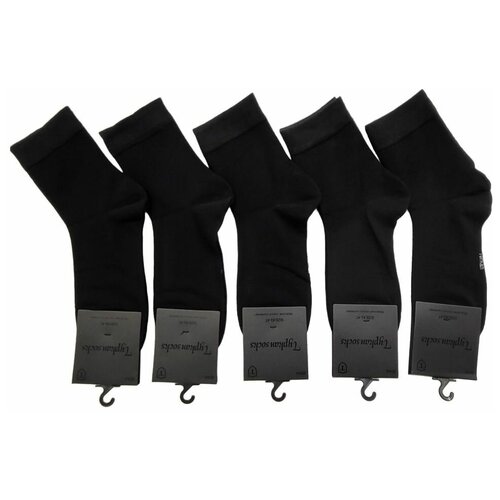 Носки Turkan, 5 пар, черный - изображение №1
