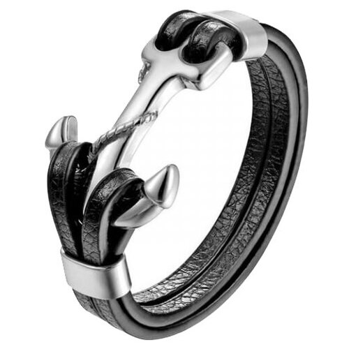 Браслет Sharks Jewelry, черный - изображение №1