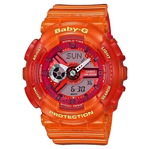 Наручные часы CASIO BA-110JM-4A, оранжевый - изображение №1