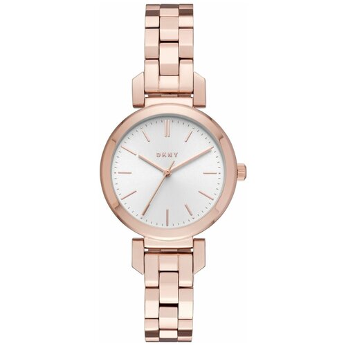 Наручные часы DKNY NY2592, золотой, белый (серебристый/белый/золотистый/розовое золото) - изображение №1