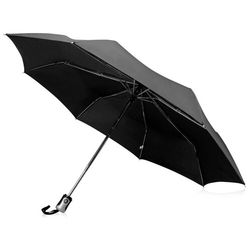Зонт автомат, купол 98 см., чехол в комплекте, черный