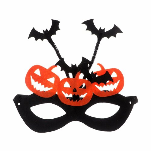 Карнавальная маска "Хэллоуин", цвета микс (мультицвет)