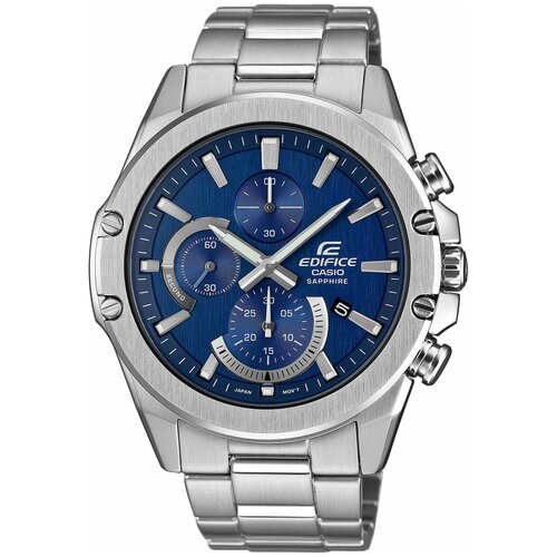 Наручные часы CASIO EFR-S567D-2A, синий, серебряный (синий/серебристый/серебряный)