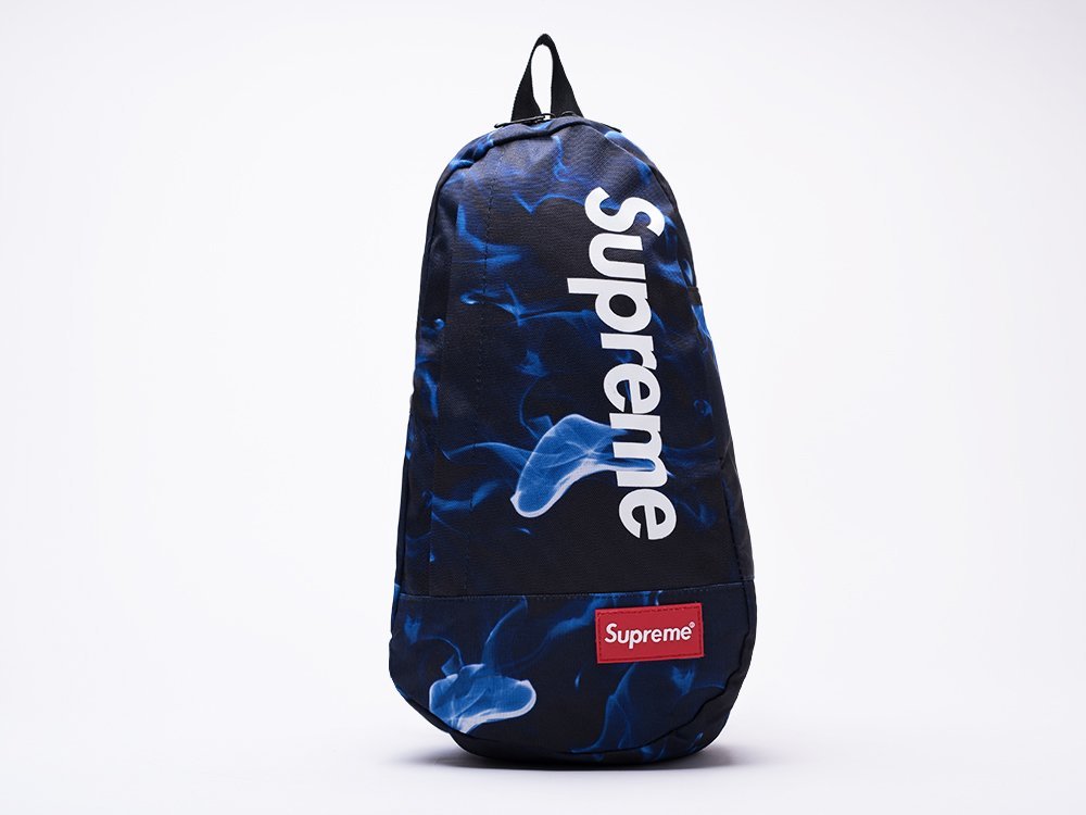 Рюкзак Supreme (черный/синий) - изображение №1