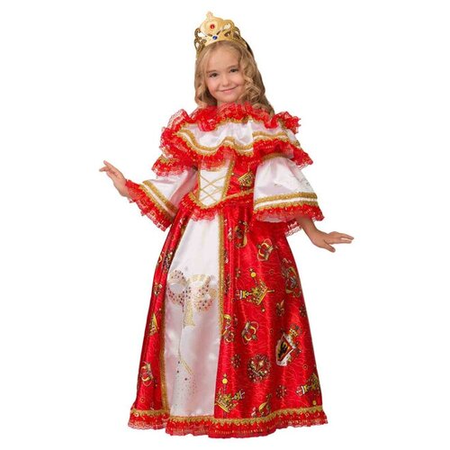 Батик Карнавальный костюм Герцогиня, рост 110 см 1903-110-56 (красный) - изображение №1