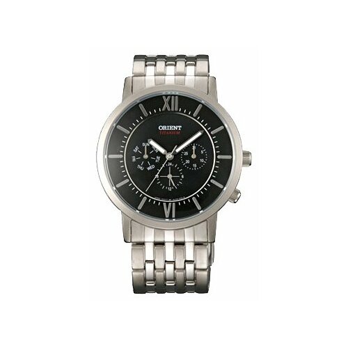 Наручные часы ORIENT Titanium RL03003B, черный, серебряный (черный/серебристый)