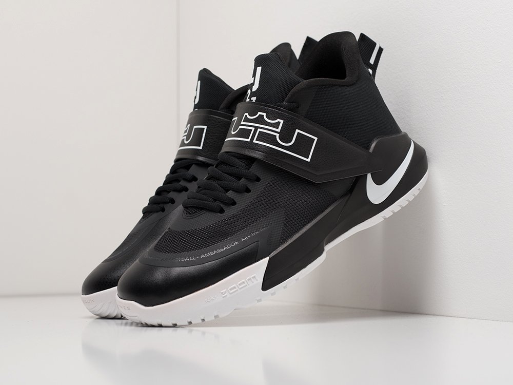Кроссовки Nike LeBron Ambassador 12 (черный) - изображение №1