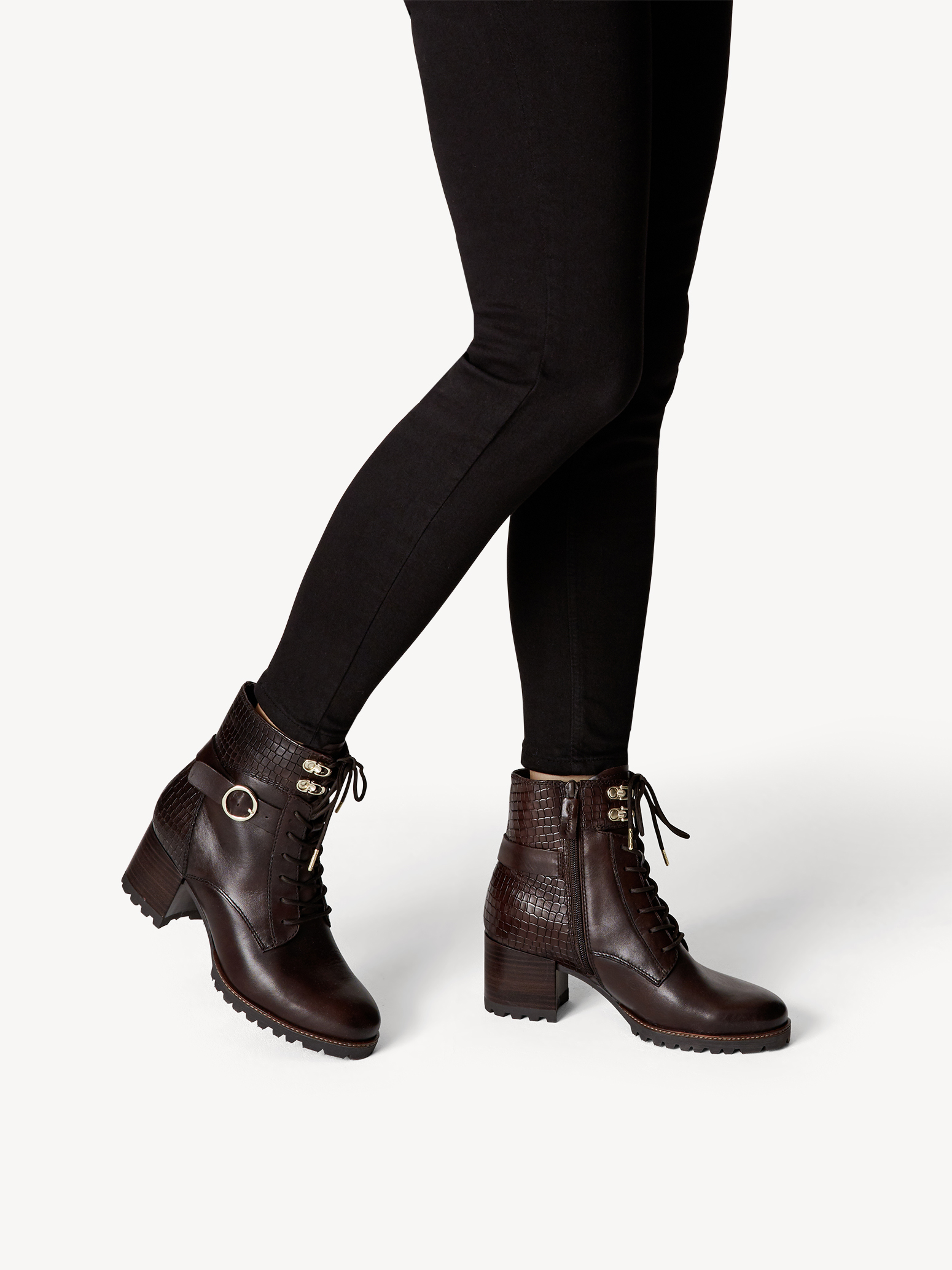 Ботинки женские (коричневый) - изображение №1