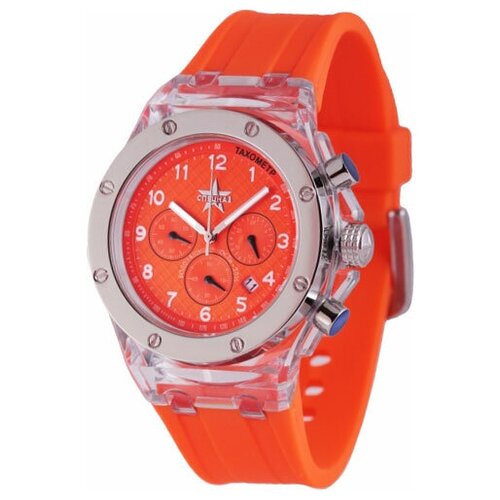 Наручные часы СПЕЦНАЗ Наручные часы Спецназ C2728291-20-08, оранжевый, серебряный (серый/оранжевый/серебристый)