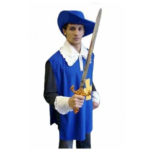 Карнавальный костюм "Мушкетер", Бока (синий)