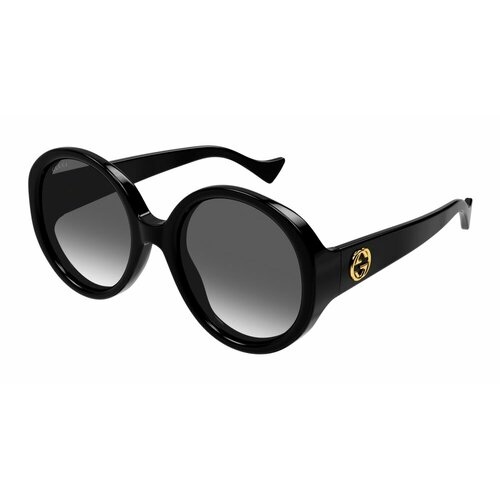 Солнцезащитные очки GUCCI GG1256S 001, бесцветный (черный/бесцветный)