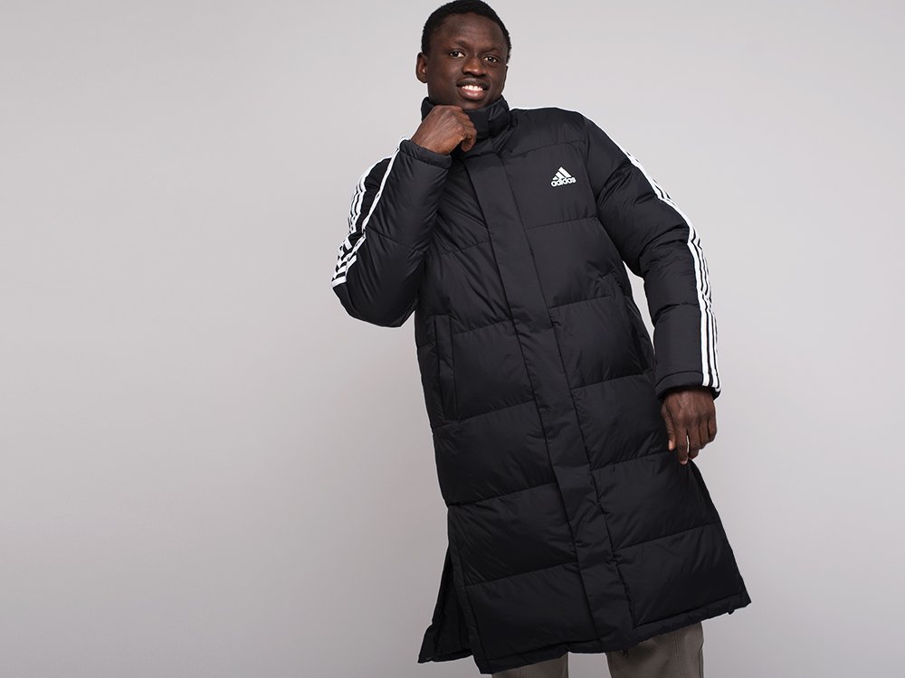 Куртка зимняя Adidas (черный) - изображение №1