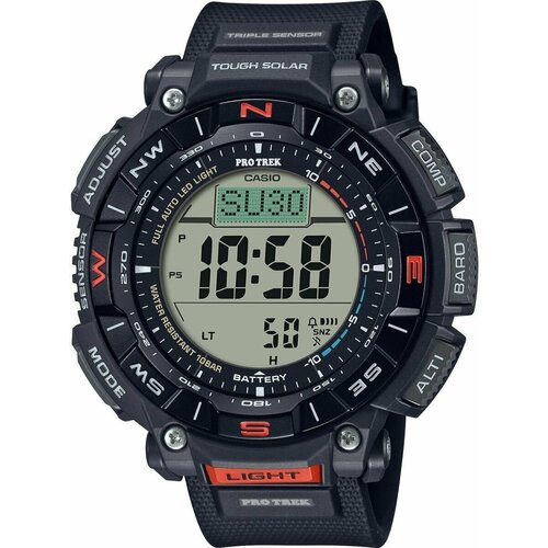 Наручные часы CASIO Pro Trek Часы мужские Casio Pro Trek PRG-340-1DR, черный