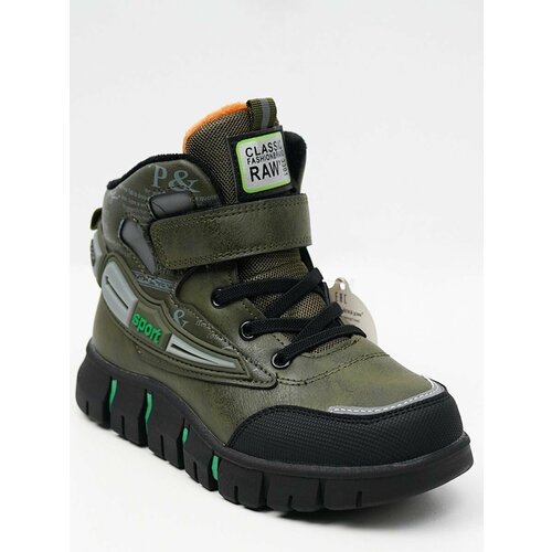 Ботинки, зеленый - изображение №1