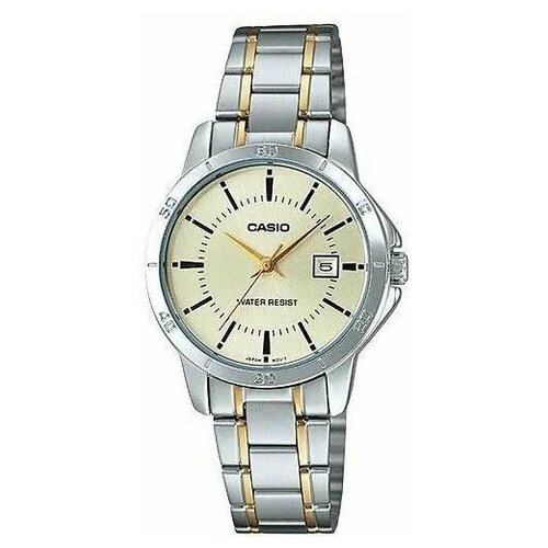 Наручные часы CASIO Collection Часы наручные Casio LTP-V004SG-9A, серебряный (серебристый/золотистый)