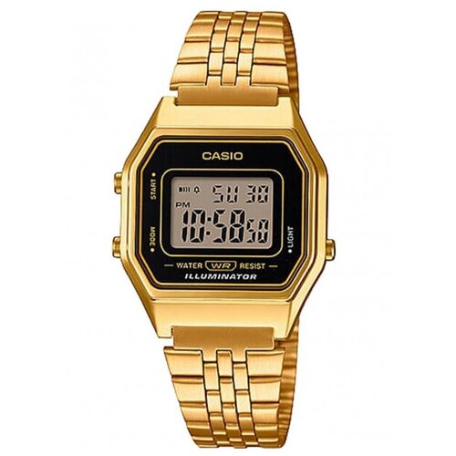 Наручные часы CASIO Vintage Наручные часы Casio LA680WGA-1EF, золотой (золотой/золотистый)