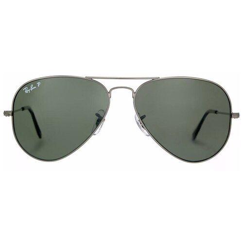 Солнцезащитные очки Luxottica, коричневый (коричневый/зеленый) - изображение №1