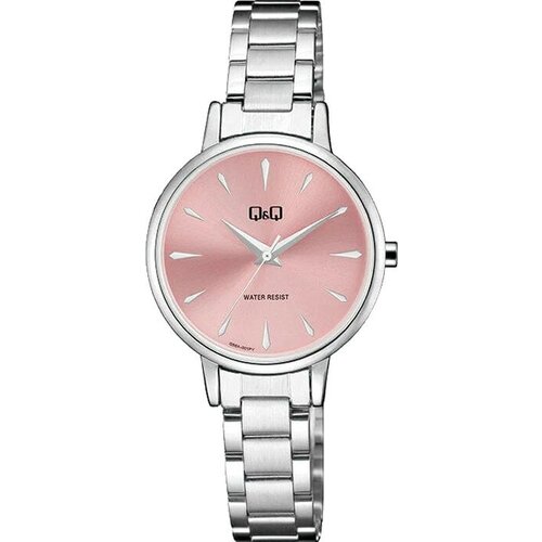 Наручные часы Q&Q Часы Q&Q Qamp; Q Q56A-001P, серебряный (серебристый/серебряный)