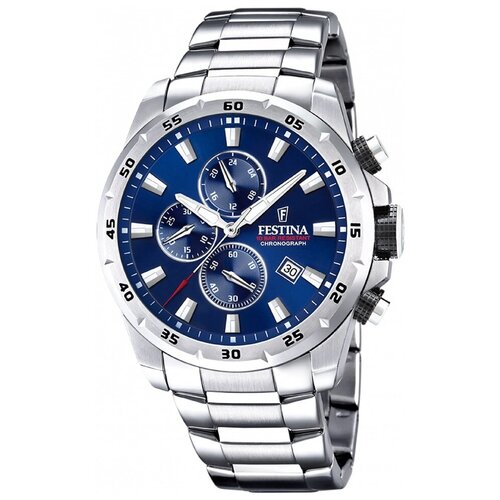 Наручные часы FESTINA Часы наручные FESTINA F20463/2, синий, серебряный (синий/серебристый)