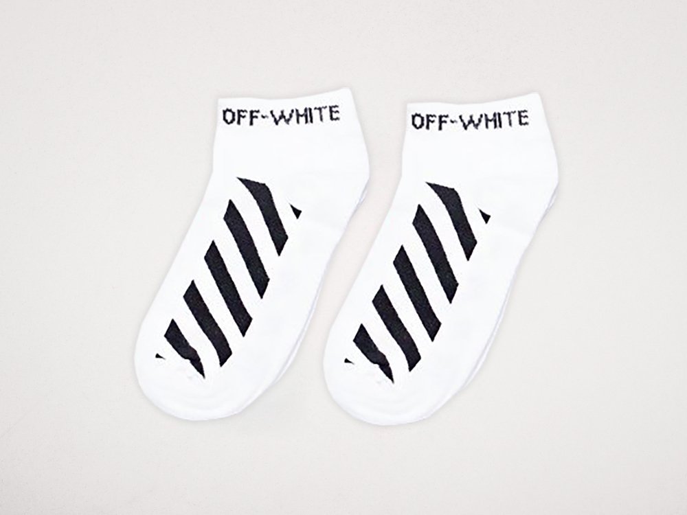 Носки короткие OFF-WHITE (белый) - изображение №1