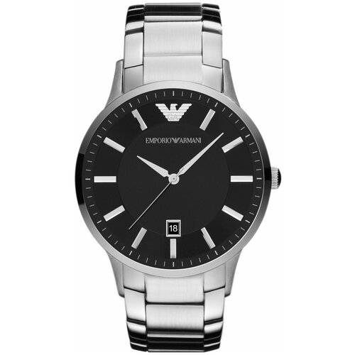 Наручные часы EMPORIO ARMANI Renato Наручные часы EMPORIO ARMANI AR11181, серебряный, черный (черный/серебристый)