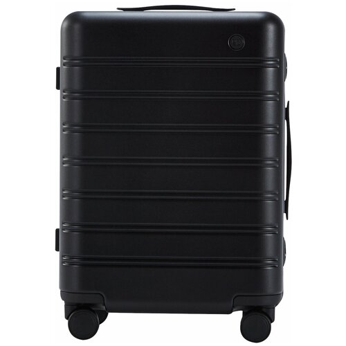 Чемодан NINETYGO Manhattan Frame Luggage 111901, 39 л, черный, белый (черный/белый) - изображение №1