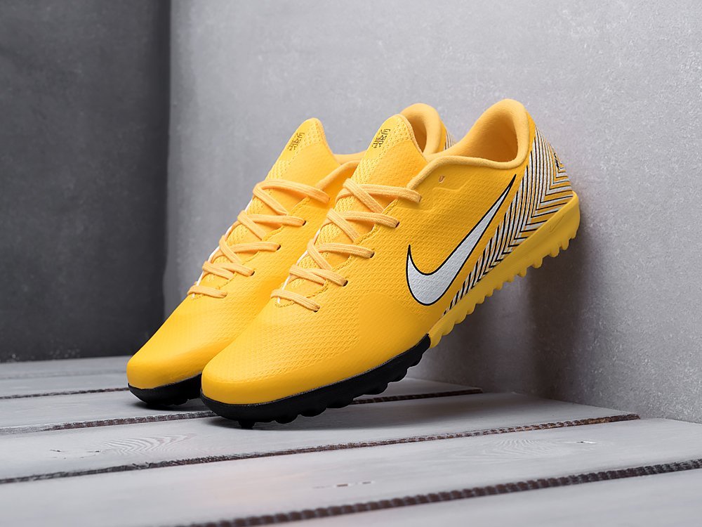 Футбольная обувь Nike Mercurial Vapor XII TF (желтый) - изображение №1
