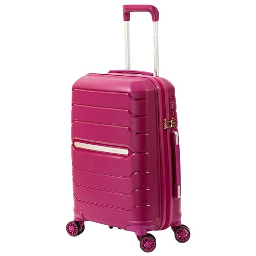 Чемодан SUPRA LUGGAGE, 35 л, бордовый, фиолетовый (бордовый/фиолетовый)