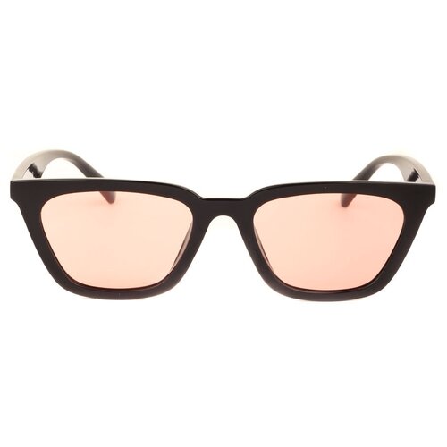 Солнцезащитные очки Kaizi, прямоугольные, оправа: пластик, черный