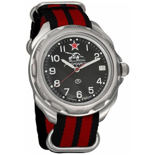 Наручные часы Восток Командирские Мужские наручные часы Восток Командирские 216306, красный (красный/черный)