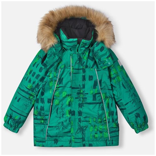 Куртка Reima, синий (синий/зеленый/морская волна) - изображение №1