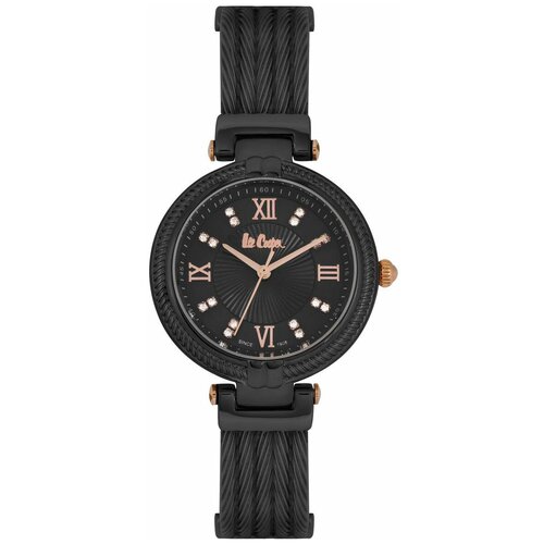 Наручные часы Lee Cooper Lee Cooper LC-06778.650, черный (черный/стальной)