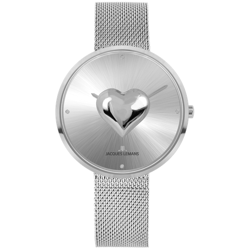 Наручные часы JACQUES LEMANS Design collection Наручные часы JACQUES LEMANS 1-2092L, серебряный (серебристый/стальной)