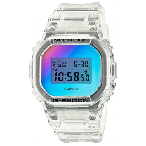Наручные часы CASIO G-Shock Casio DW-5600SRS-7E, белый, бесцветный (разноцветный/серебристый/белый/бесцветный/мультицвет)