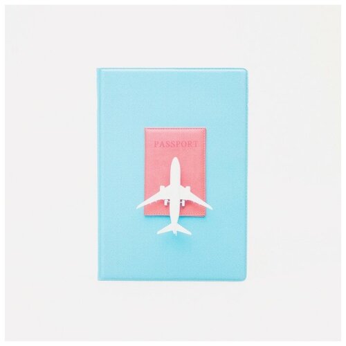 Обложка для паспорта Сима-ленд, голубой