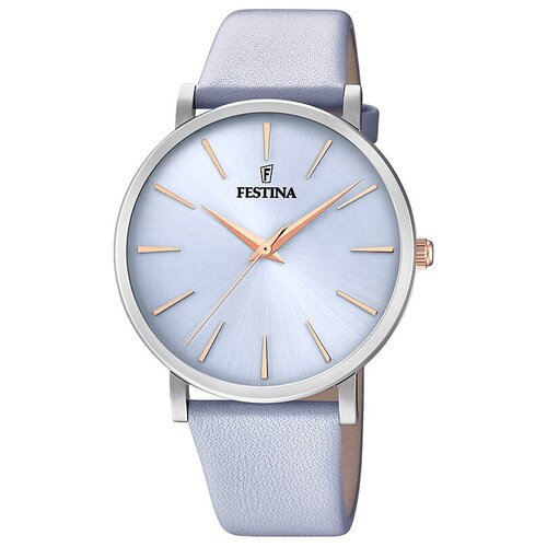 Наручные часы FESTINA Boyfriend F20371/3, голубой, серебряный (голубой/серебристый/серебряный)