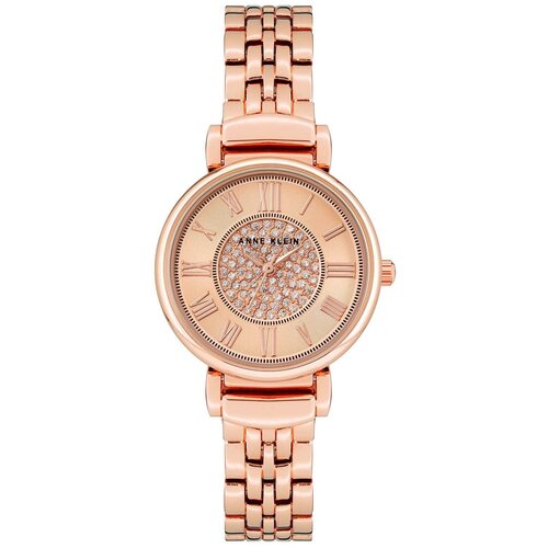 Наручные часы ANNE KLEIN Crystal Metals Часы наручные Anne Klein 3872RGRG, золотой (золотистый/розовое золото)