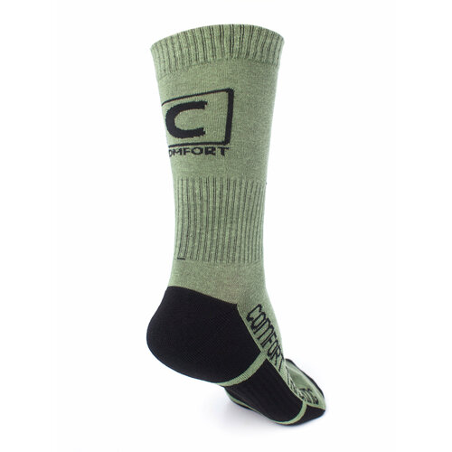 Носки Comfort, черный, зеленый, хаки (черный/зеленый/хаки) - изображение №1