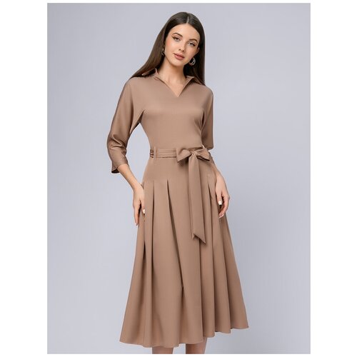 Платье 1001dress, коричневый (коричневый/кофейный)
