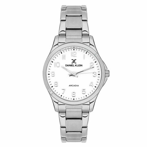 Наручные часы Daniel Klein Часы наручные Daniel Klein DK13561-1 Гарантия 2 года, серебряный, белый (серебристый/белый)