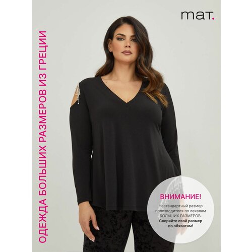 Блуза  MAT fashion, черный - изображение №1