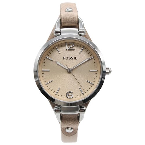 Наручные часы FOSSIL Georgia ES2830, коричневый, серебряный (коричневый/бежевый/серебристый)