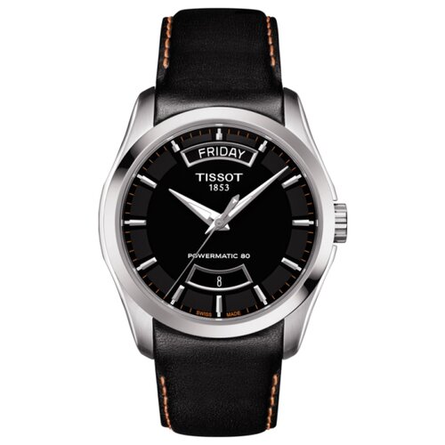 Наручные часы TISSOT T-Classic T035.407.16.051.03, черный, серебряный (черный/серебристый)