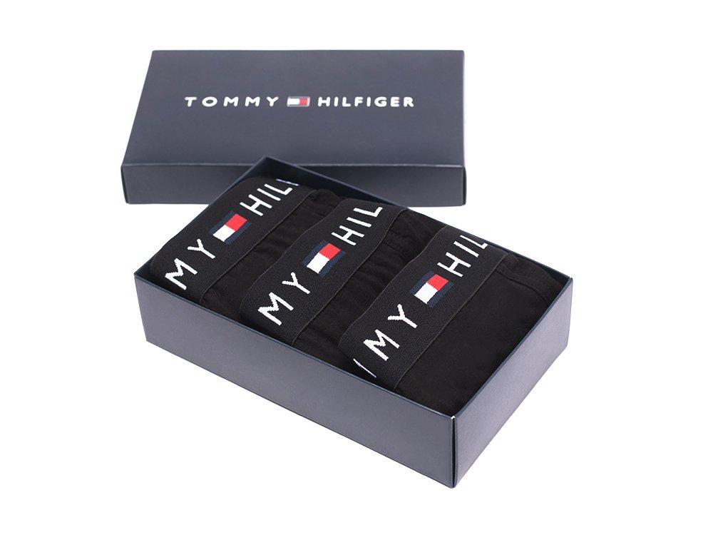 Боксеры Tommy Hilfiger 3шт (черный) - изображение №1
