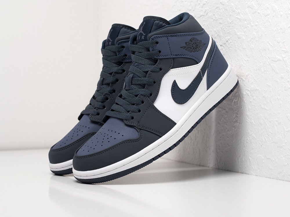 Кроссовки Nike Air Jordan 1 (синий) - изображение №1