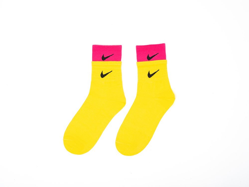 Носки длинные Nike (желтый) - изображение №1