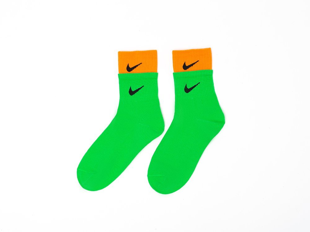 Носки длинные Nike (зеленый) - изображение №1